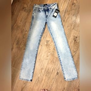 NWT True Religion Billie mid rise straight leg jeans size 25
